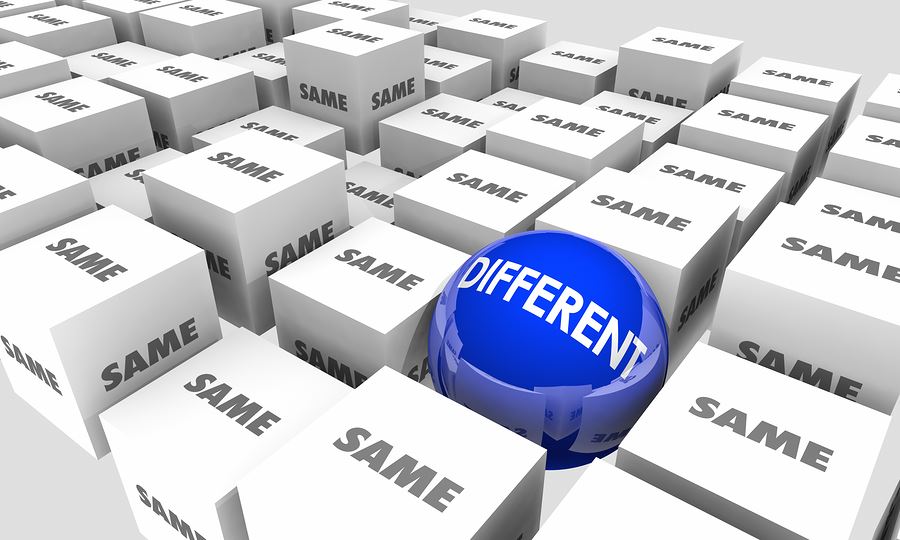 different versus the same